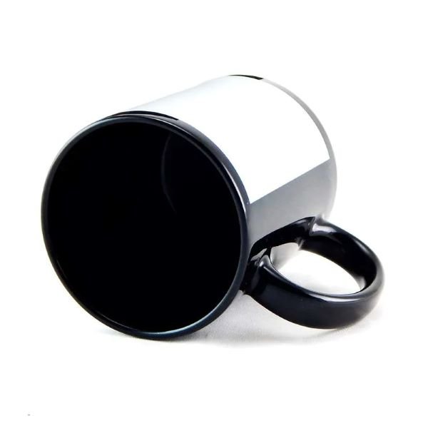 Caneca Preta Com Tarja - Imagem 2