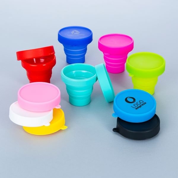 Copo Retrátil De Silicone 150ml Personalizado