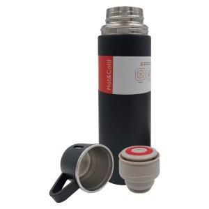 Garrafa Térmica Em Metal Com 3 Xícaras 440ml - Imagem 3