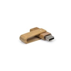 Pen Drive Bambu Giratório Ecológico