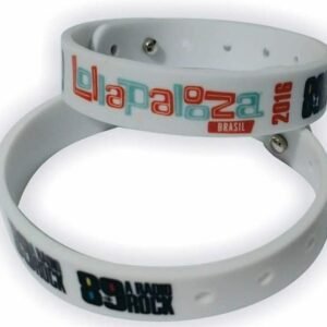 Pulseira Emborrachada Personalizada
