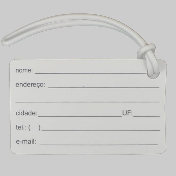 Tag Emborrachada Personalizada Em Uv Digital - Imagem 3