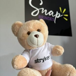 Urso Articulado 20 Cm Com Camiseta Personalizada