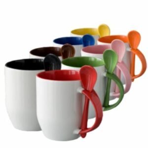 Caneca Com Colher Personalizada